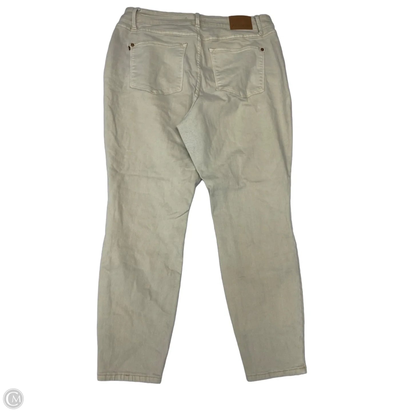 Jeans Boot Cut By Judy Blue In Tan, Size: 18