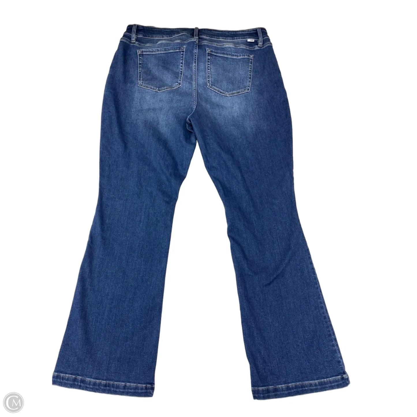 Jeans Flared By Clothes Mentor In Blue Denim, Size: 20