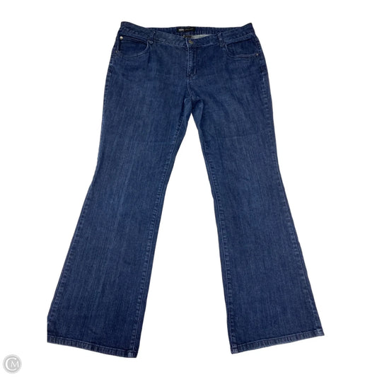 Jeans Wide Leg By Mossimo In Blue Denim, Size: 18