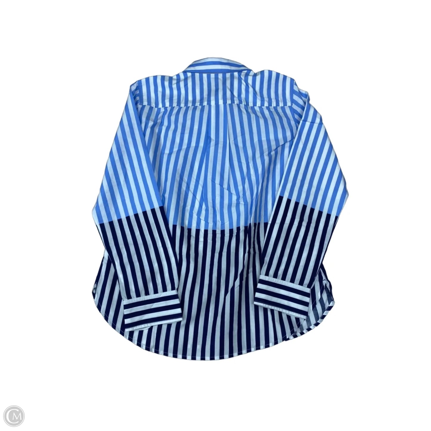 Top Long Sleeve By Talbots In Striped Pattern, Size: Xs