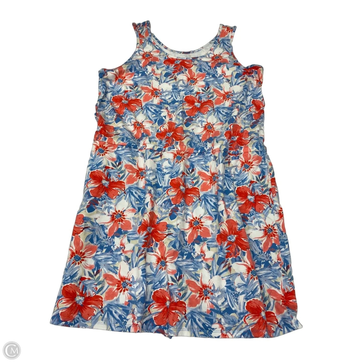 Athletic Dress By D&co. In Floral Print, Size: 2x