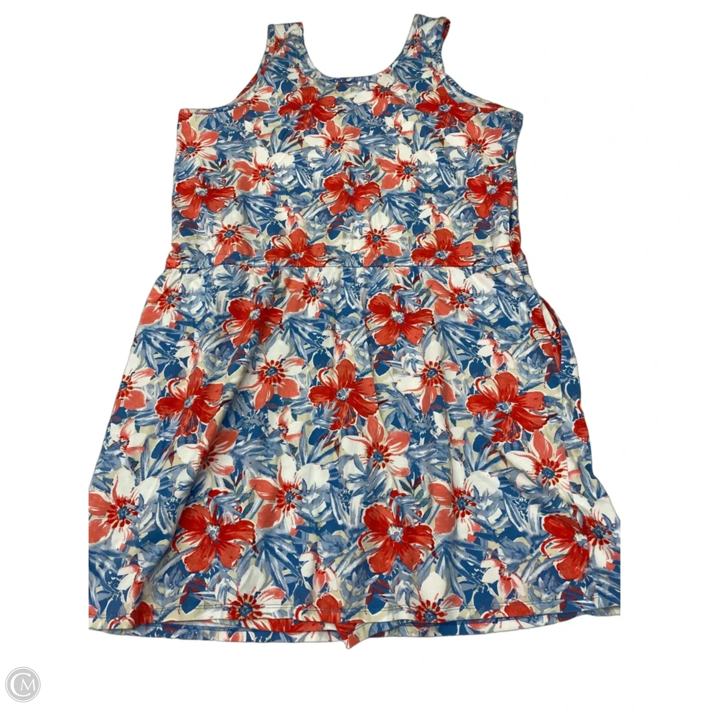 Athletic Dress By D&co. In Floral Print, Size: 2x