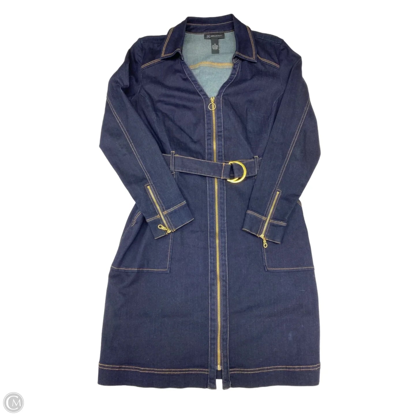 Dress Work By Inc In Blue Denim, Size: M