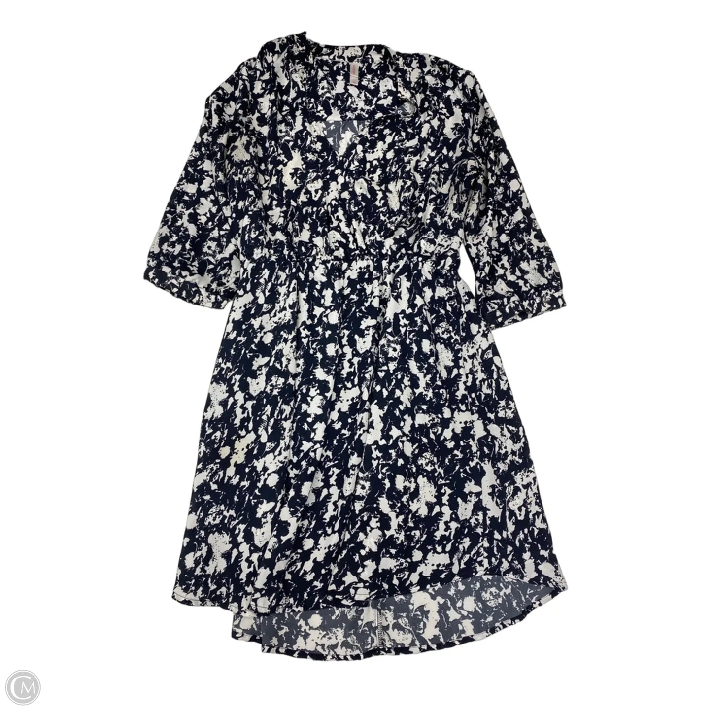 Dress Work By Xhilaration In Blue & White, Size: L