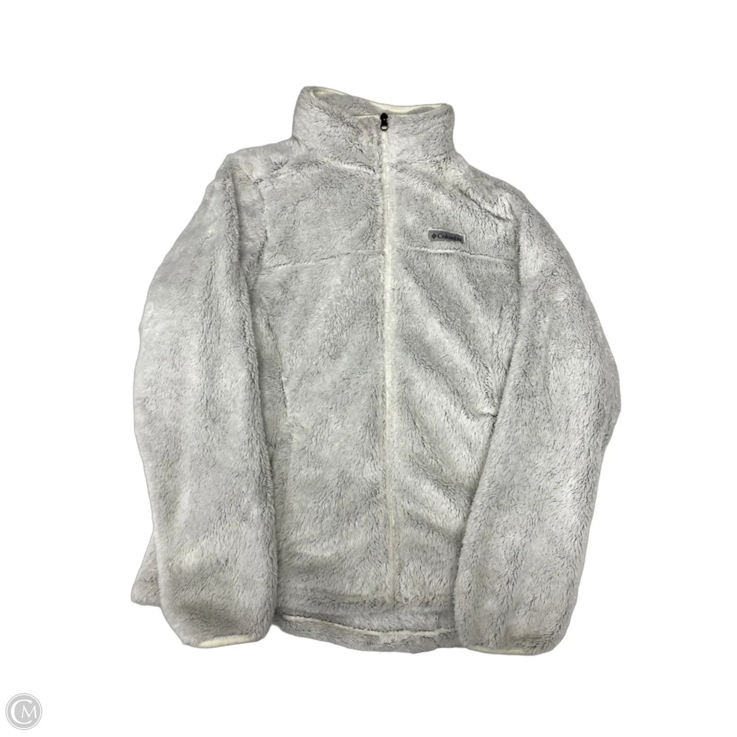Coat Faux Fur & Sherpa By Columbia In Grey, Size: L