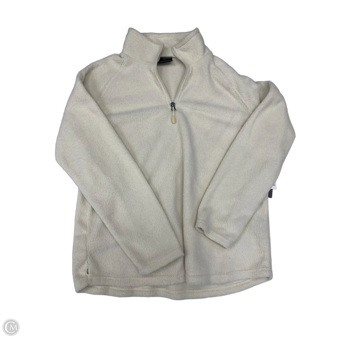 Coat Faux Fur & Sherpa By Clothes Mentor In Cream, Size: M