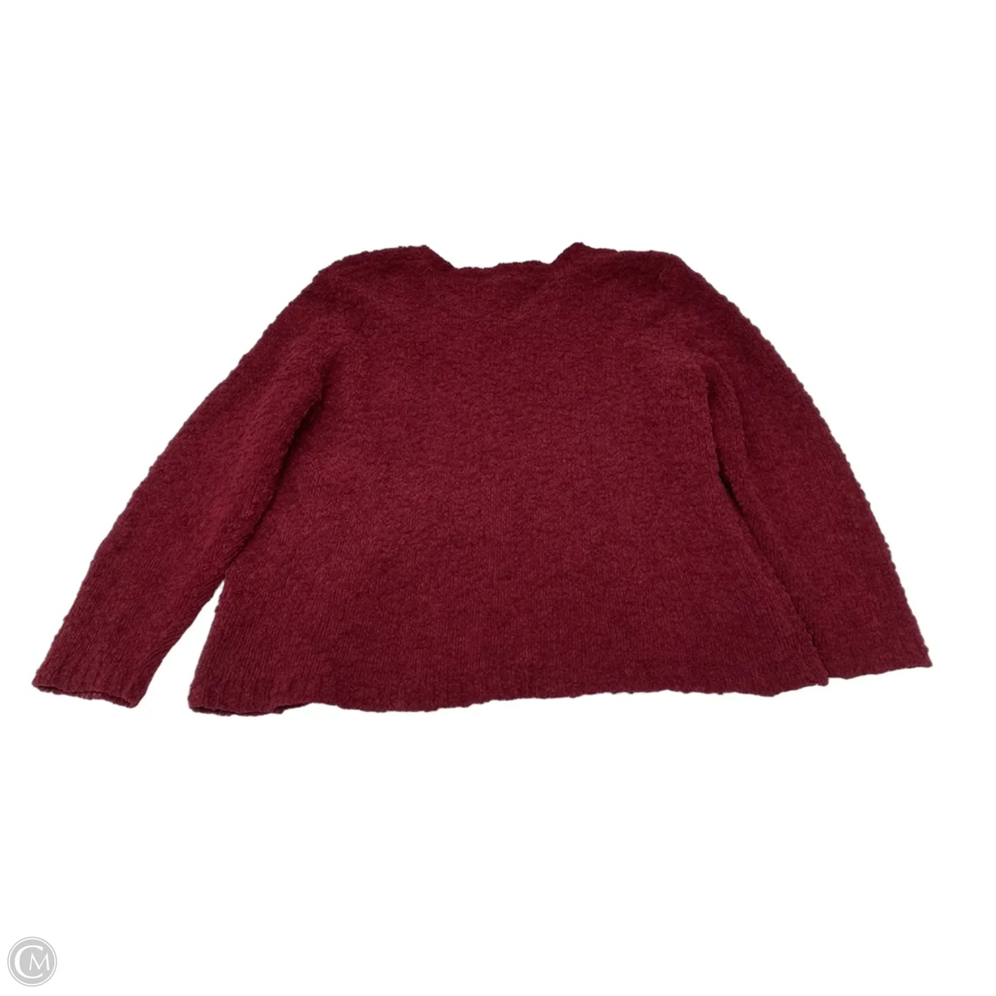 Sweater By Dressbarn In Maroon, Size: 1x