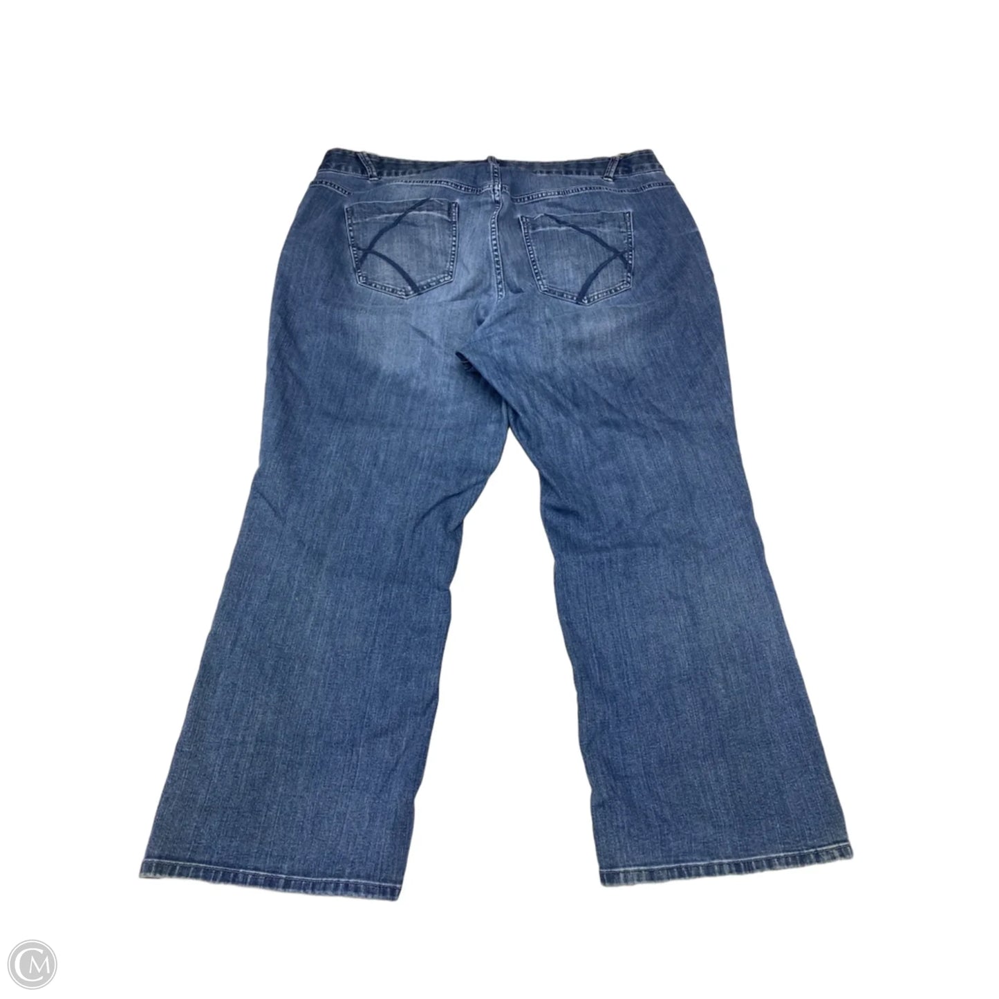 Jeans Straight By Lane Bryant In Blue Denim, Size: 22