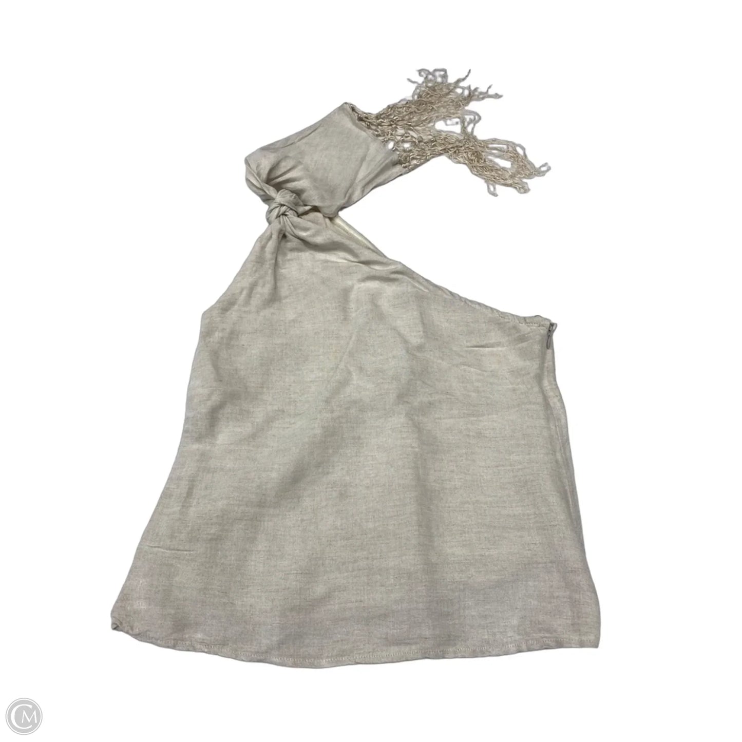 Blouse Sleeveless By Boston Proper In Cream, Size: M