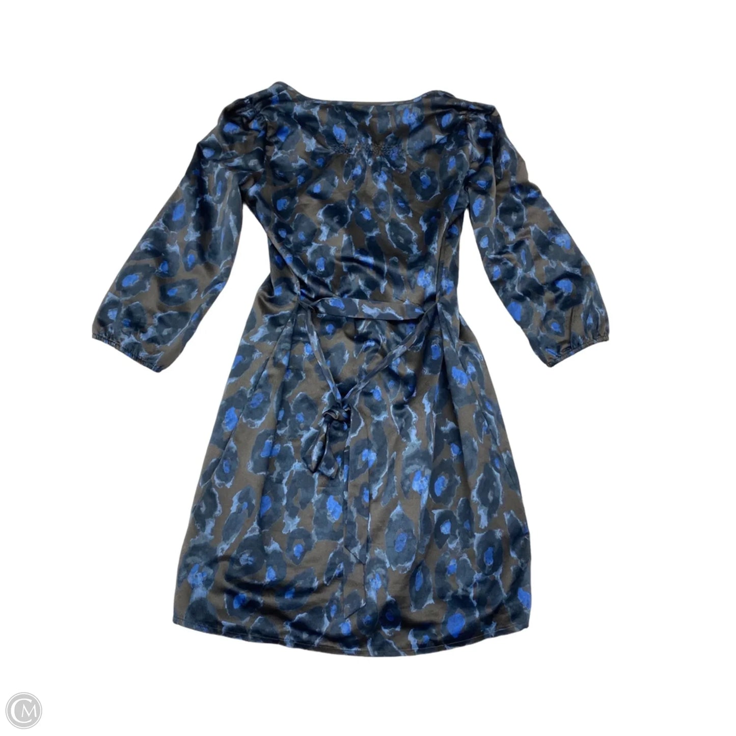Dress Casual Midi By Express In Blue, Size: Xs