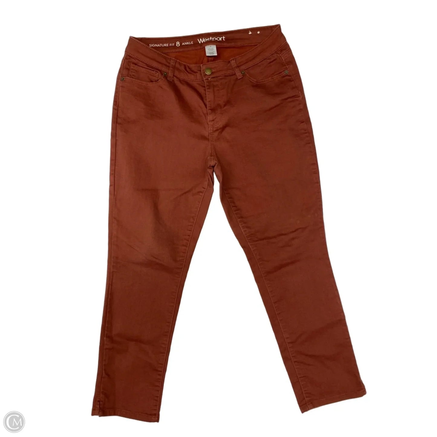 Jeans Straight By Westport In Brown, Size: 8