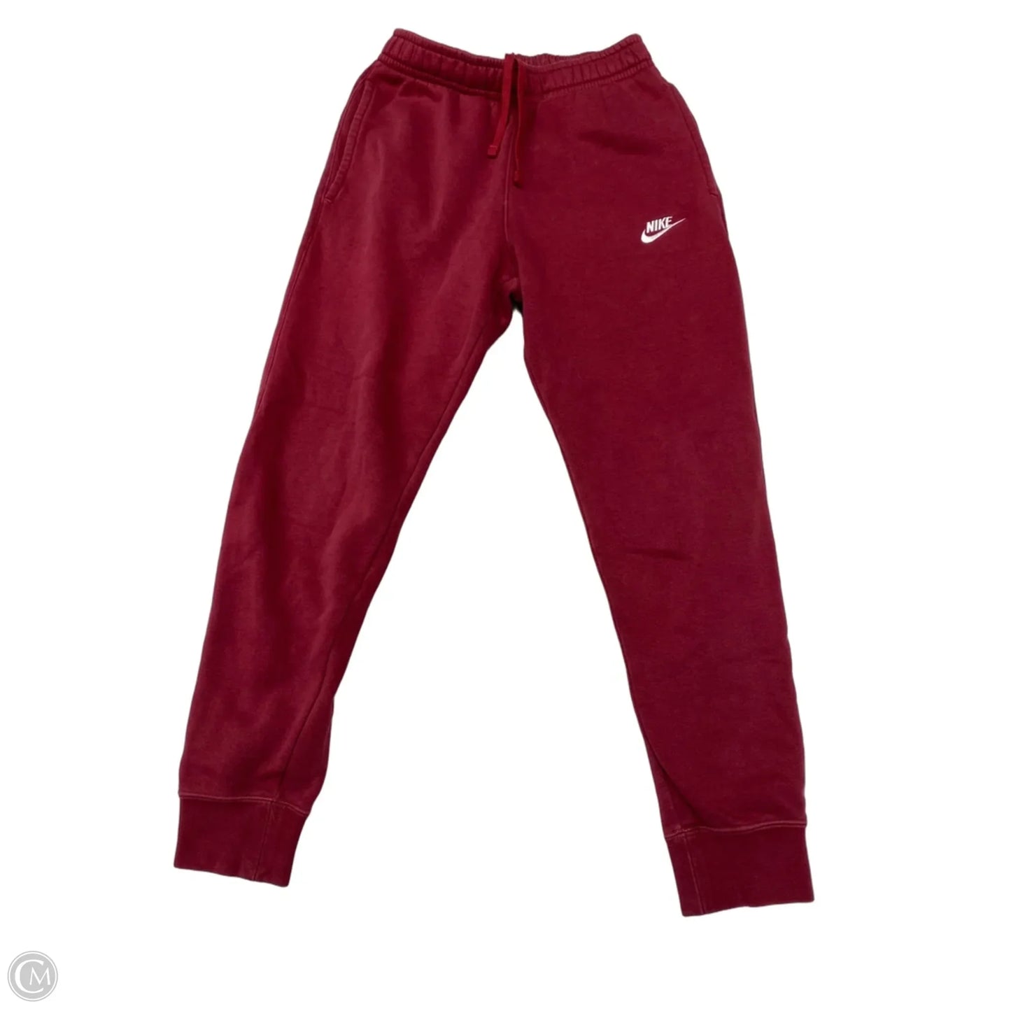 Athletic Pants By Nike In Maroon, Size: Xs