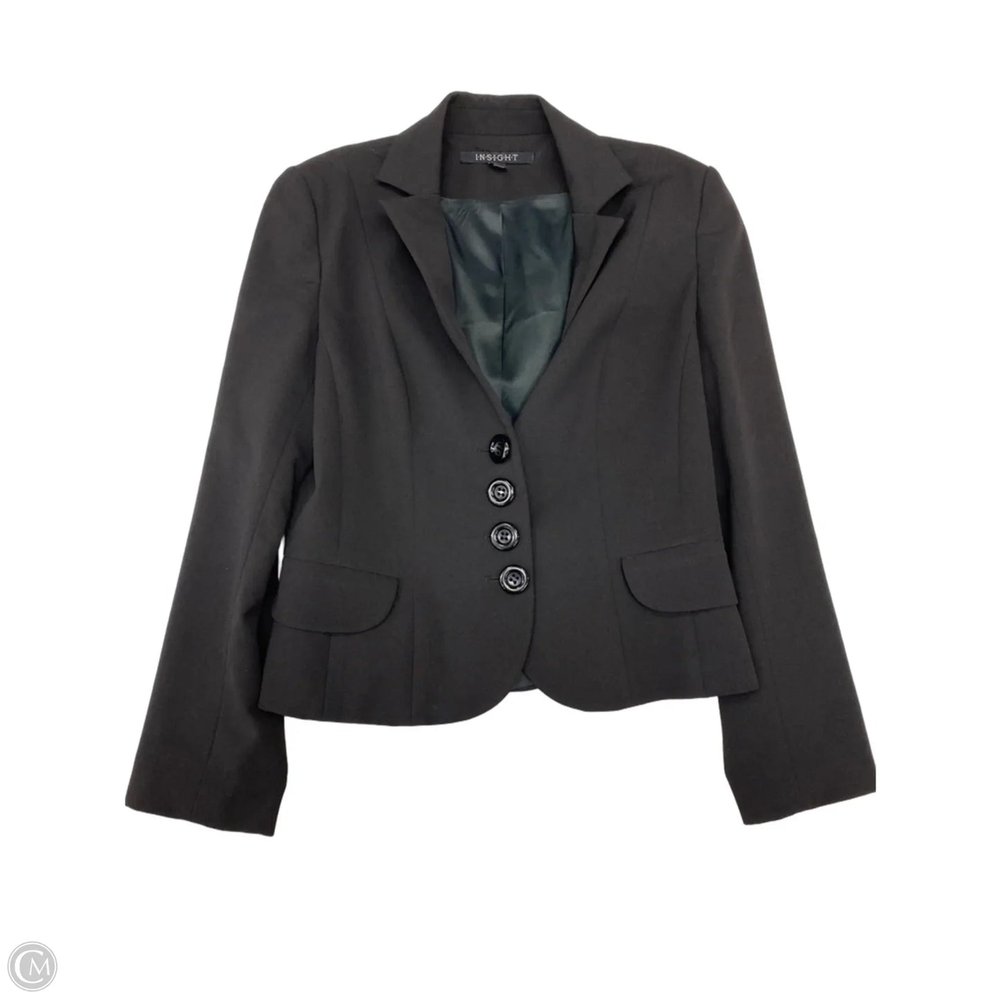 Blazer By Clothes Mentor In Black, Size: M