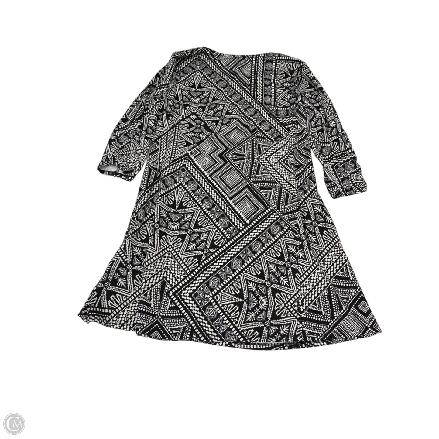 Dress Work By Ab Studio In Black & White, Size: L