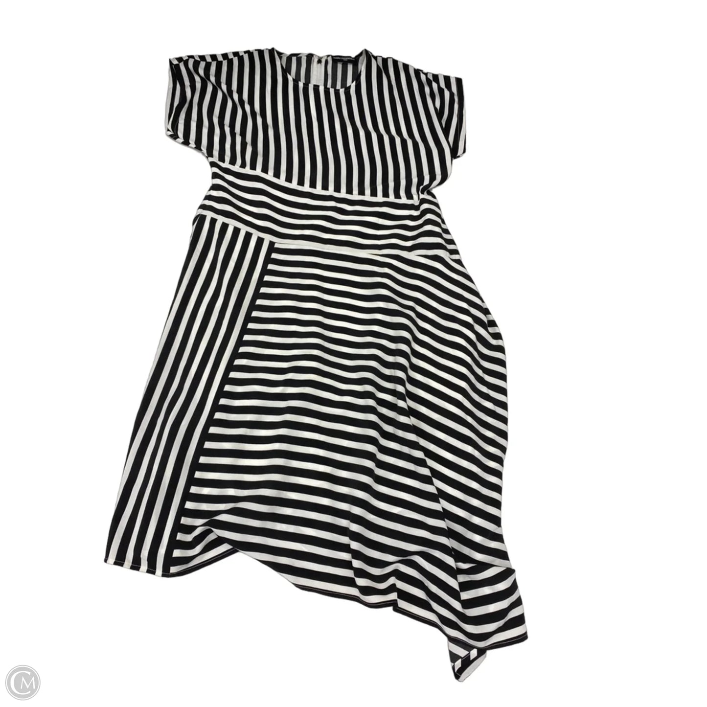 Dress Designer By Karl Lagerfeld In Black & White, Size: Xl