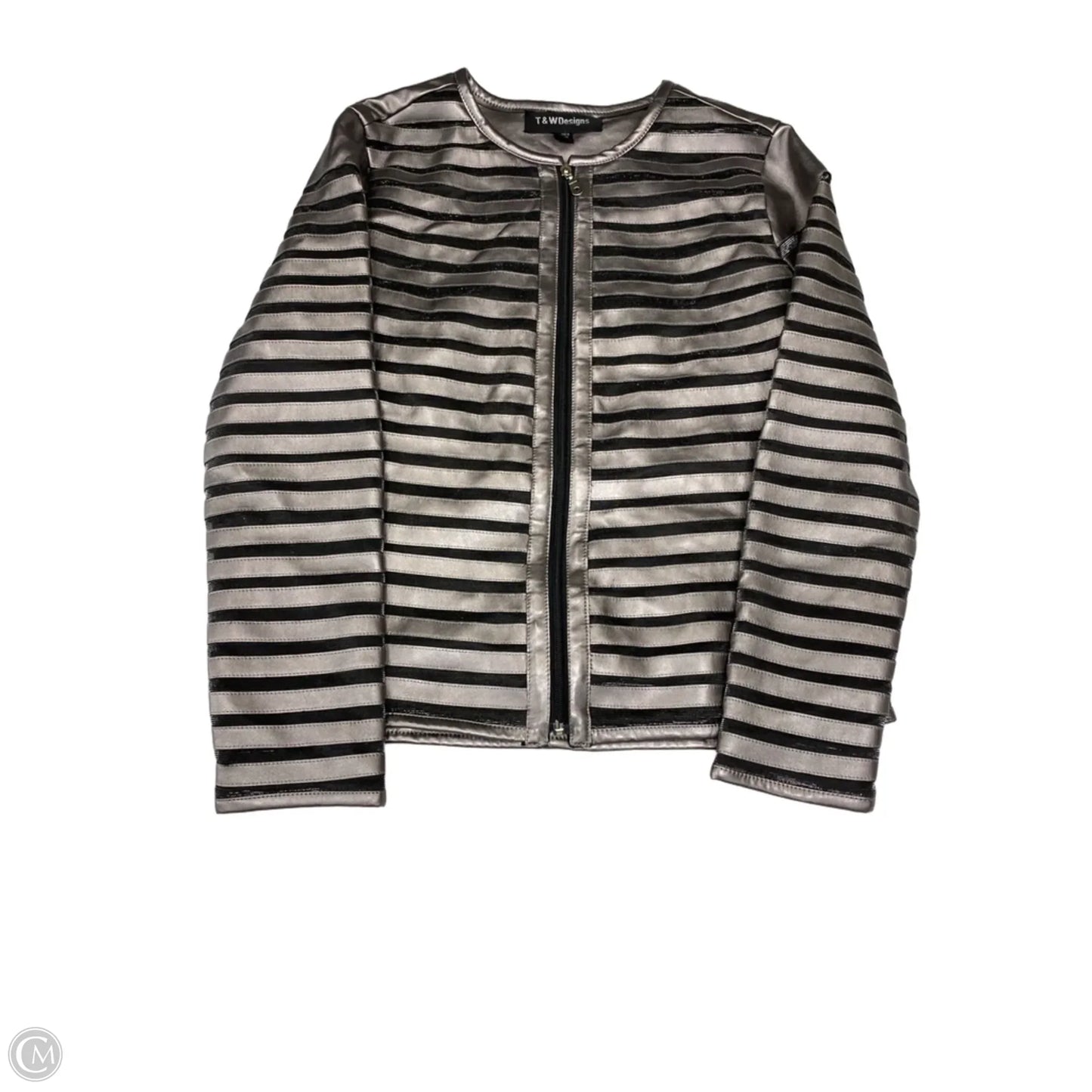 Jacket Other By Clothes Mentor In Silver, Size: S
