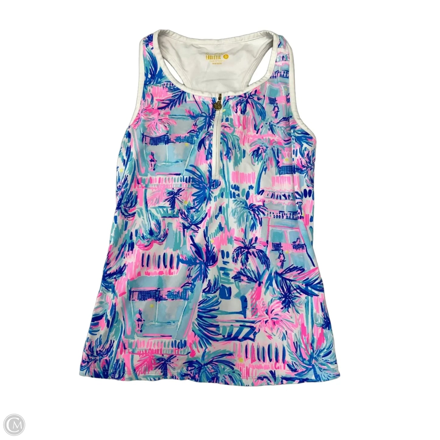 Tank Top Designer By Lilly Pulitzer In Blue, Size: S