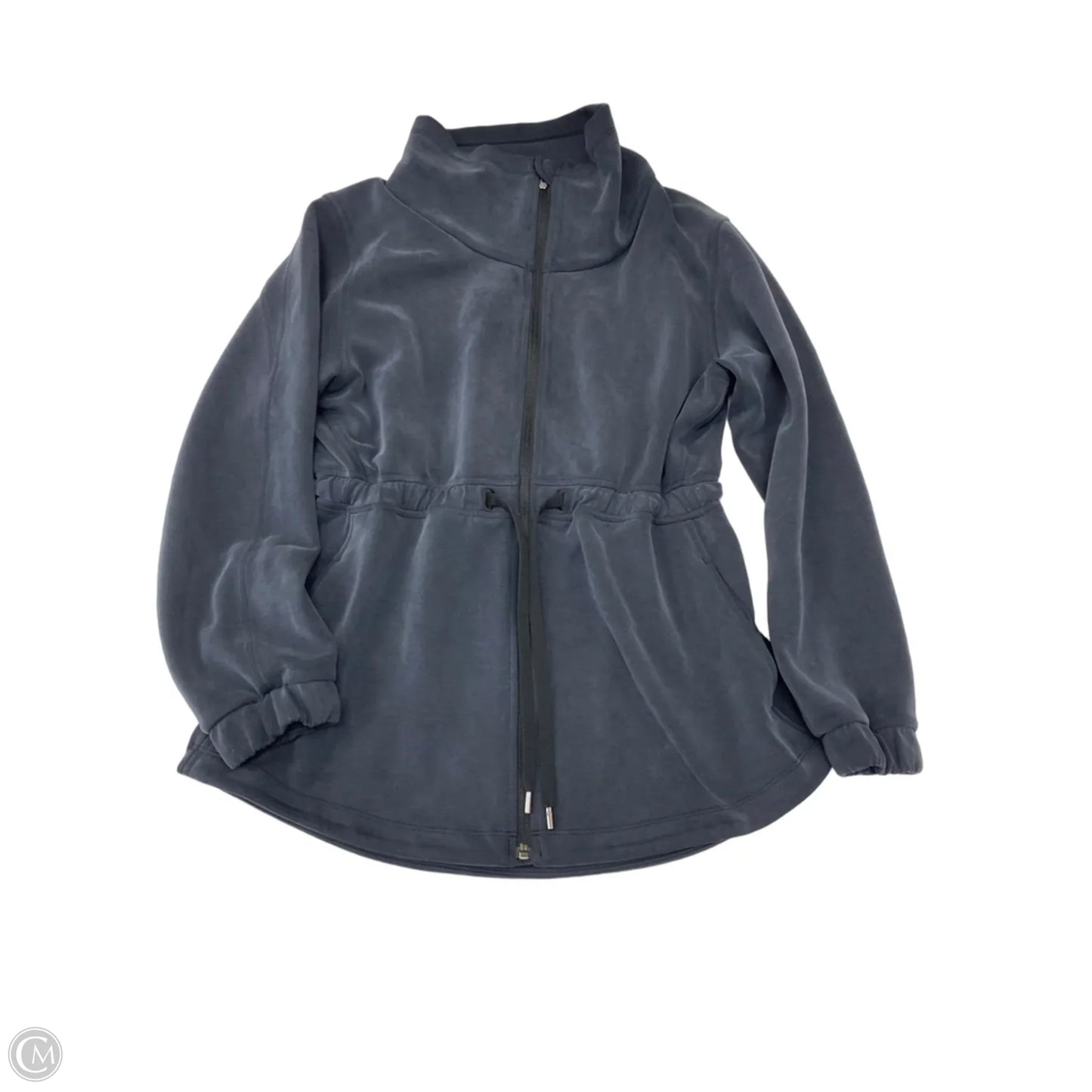 Athletic Jacket By Lululemon In Grey, Size: S