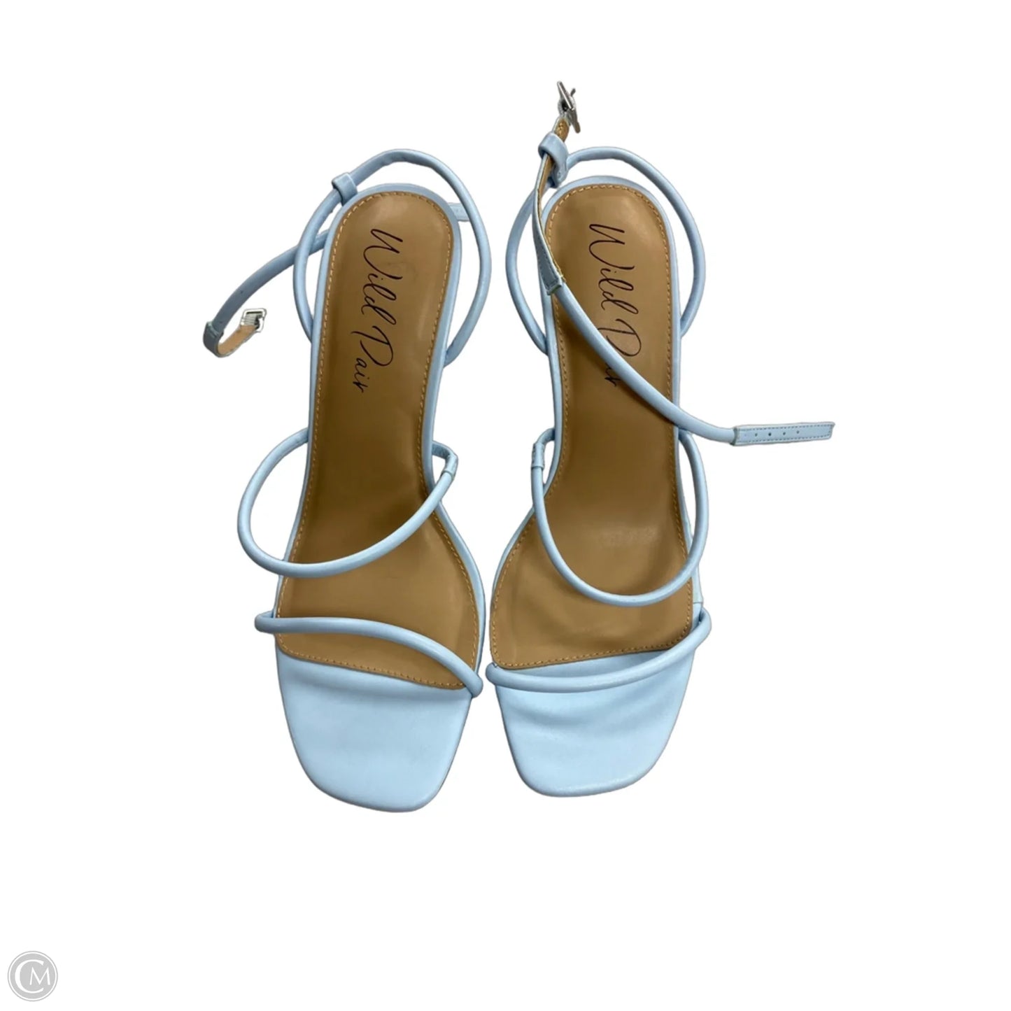 Sandals Heels Stiletto By Clothes Mentor In Blue, Size: 9