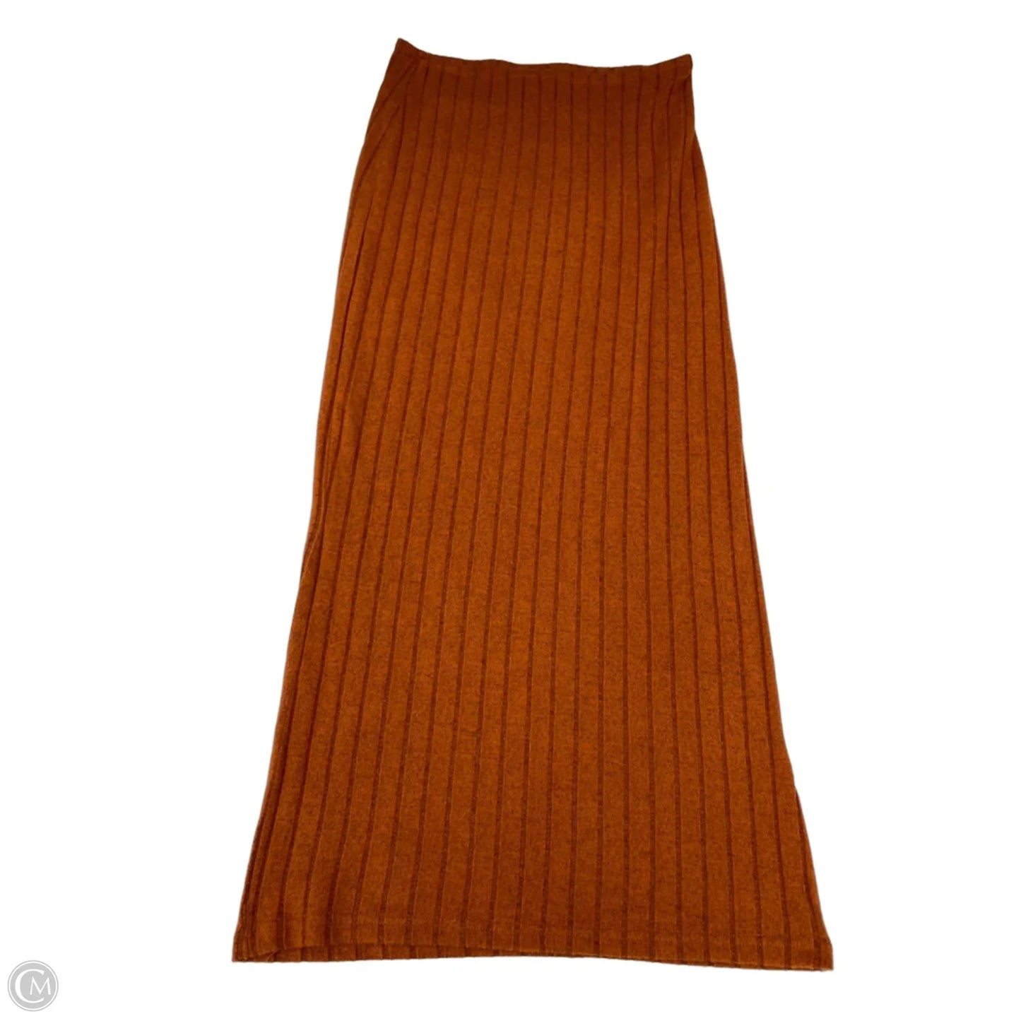 Skirt Maxi By Shein In Orange, Size: L