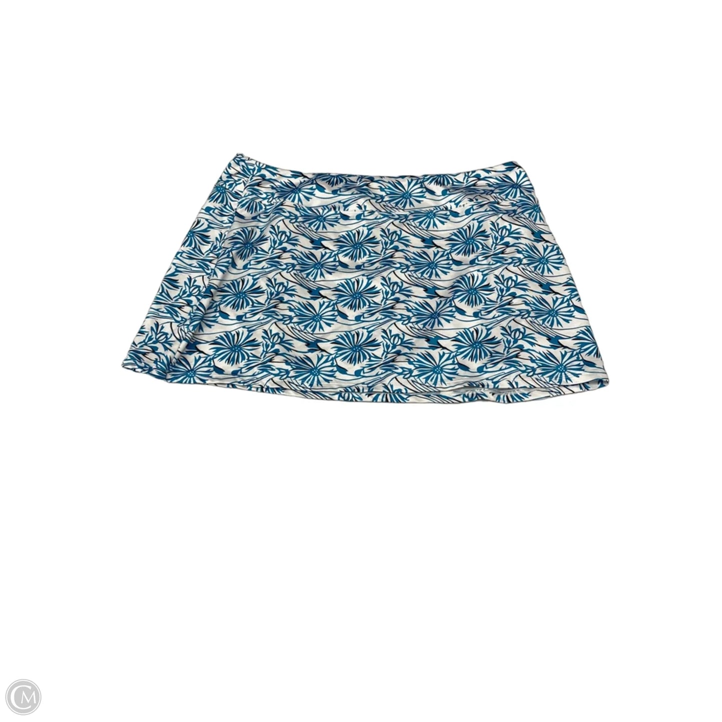 Athletic Skirt By Athleta In Blue & White, Size: 1x