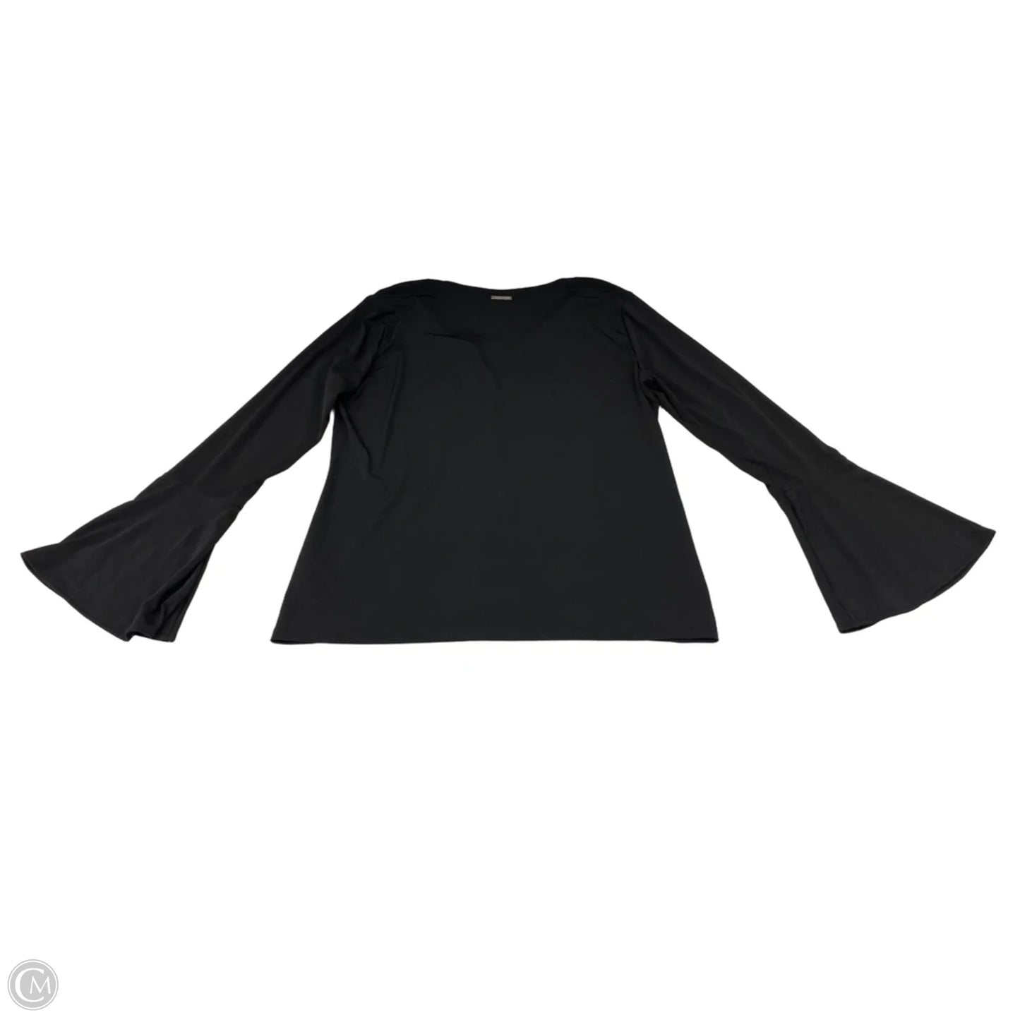Blouse Designer By Michael Kors In Black, Size: L