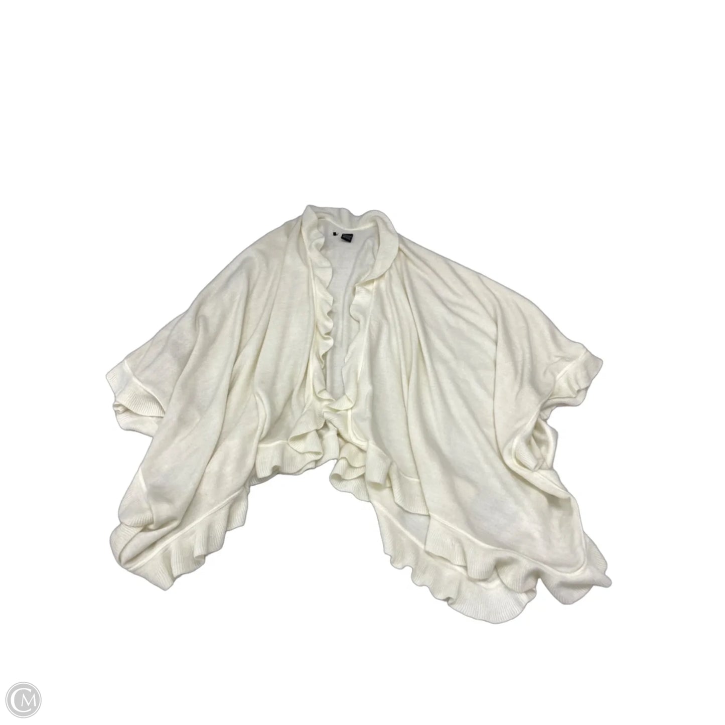 Shawl By Clothes Mentor In Cream, Size: Osfm