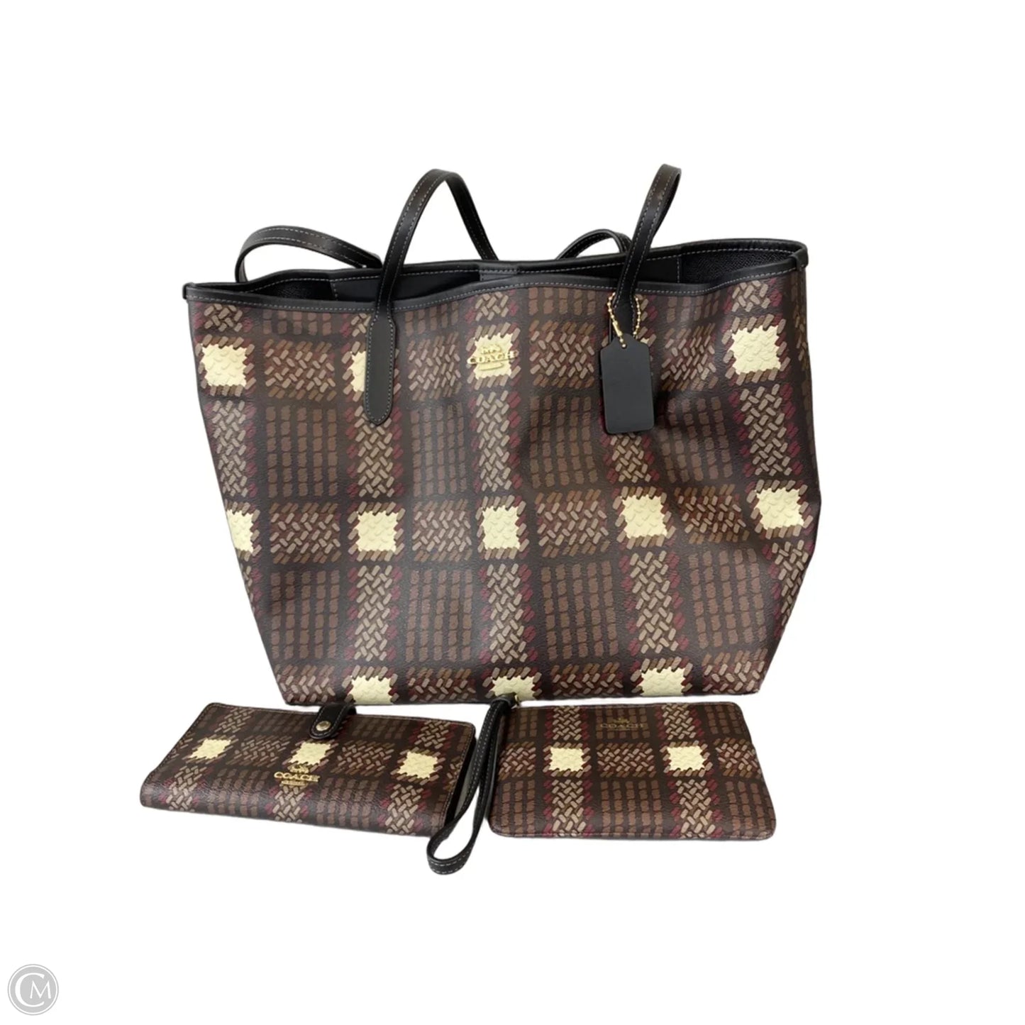 Tote Designer By Coach, Size: Large