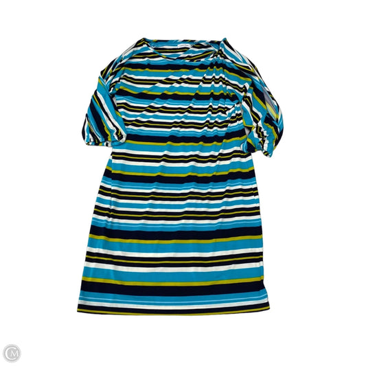 Dress Work By Calvin Klein In Striped Pattern, Size: L
