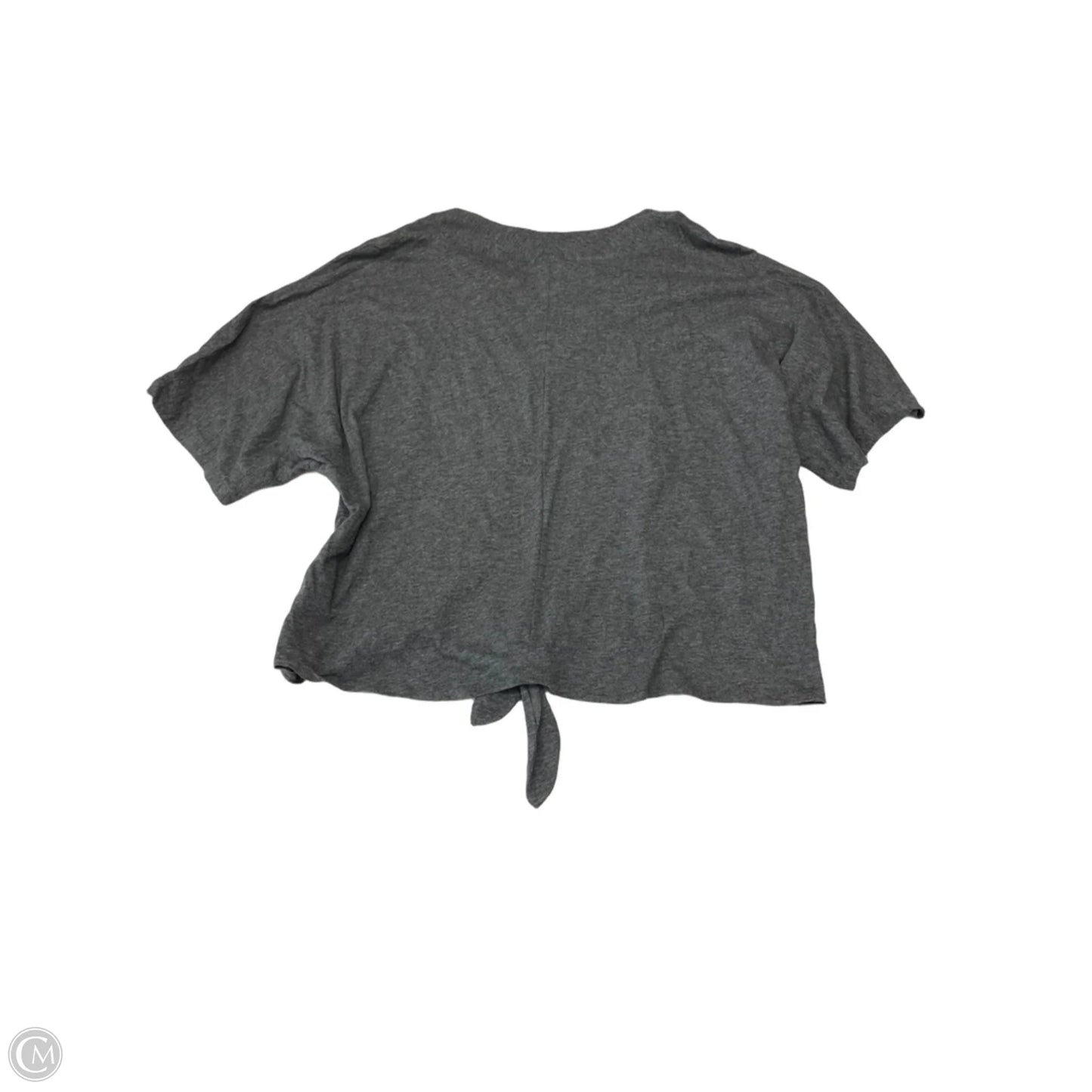 Top Short Sleeve Designer By Michael By Michael Kors In Grey, Size: L