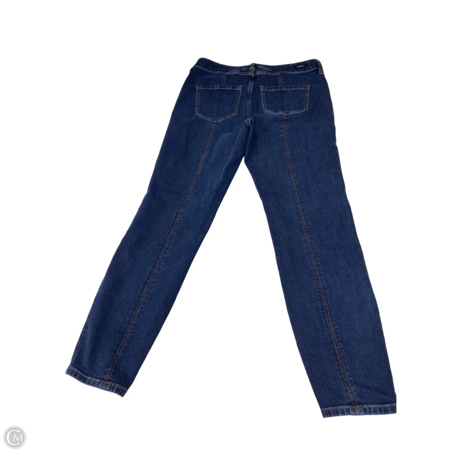 Jeans Skinny By Liverpool In Blue Denim, Size: 8