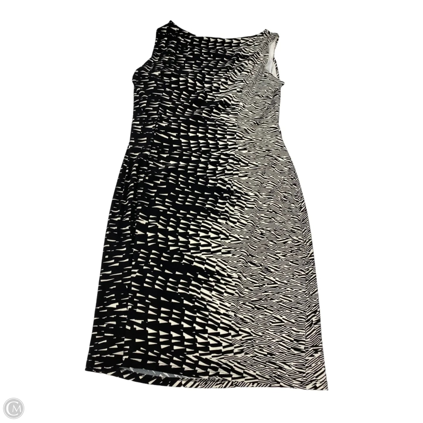 Dress Work By Anne Klein In Black & White, Size: L