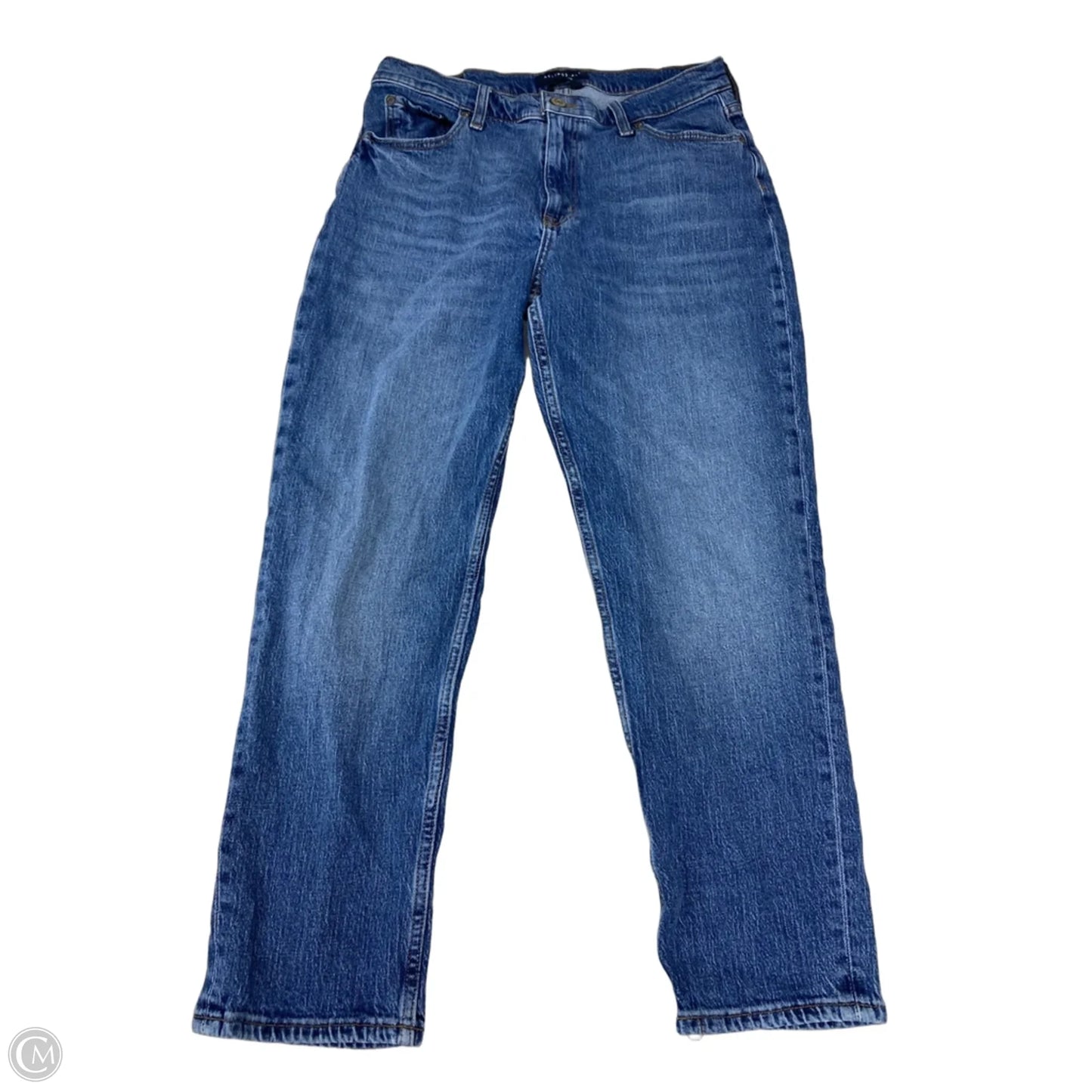 Jeans Straight By Aeropostale In Blue Denim, Size: 12