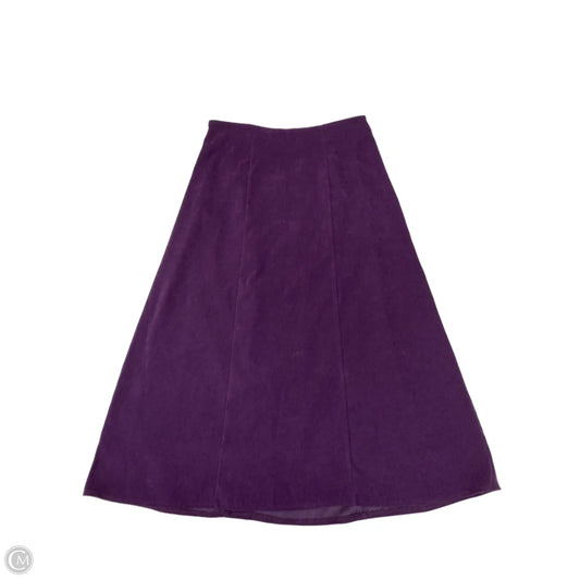 Skirt Maxi By Notations In Purple, Size: 8p