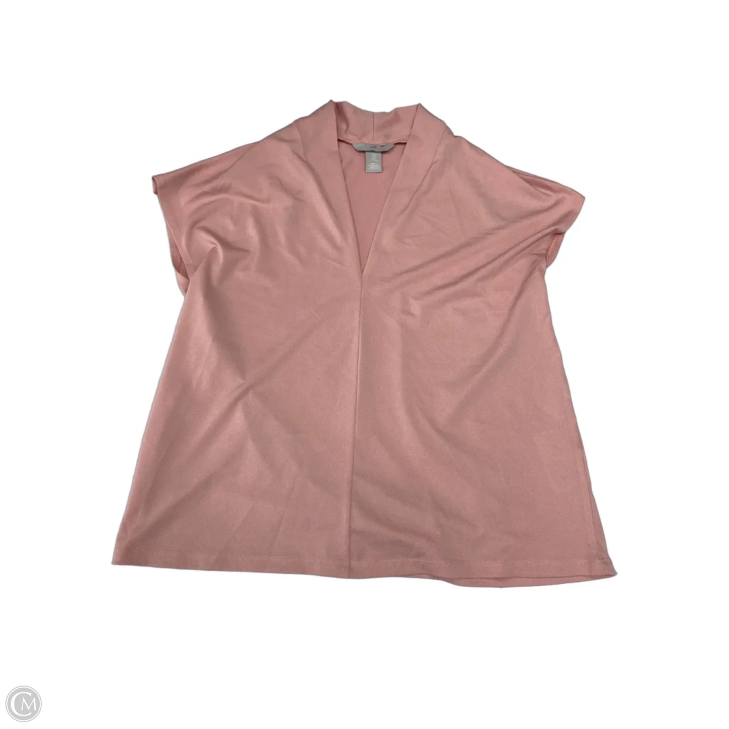 Blouse Sleeveless By H&m In Pink, Size: M