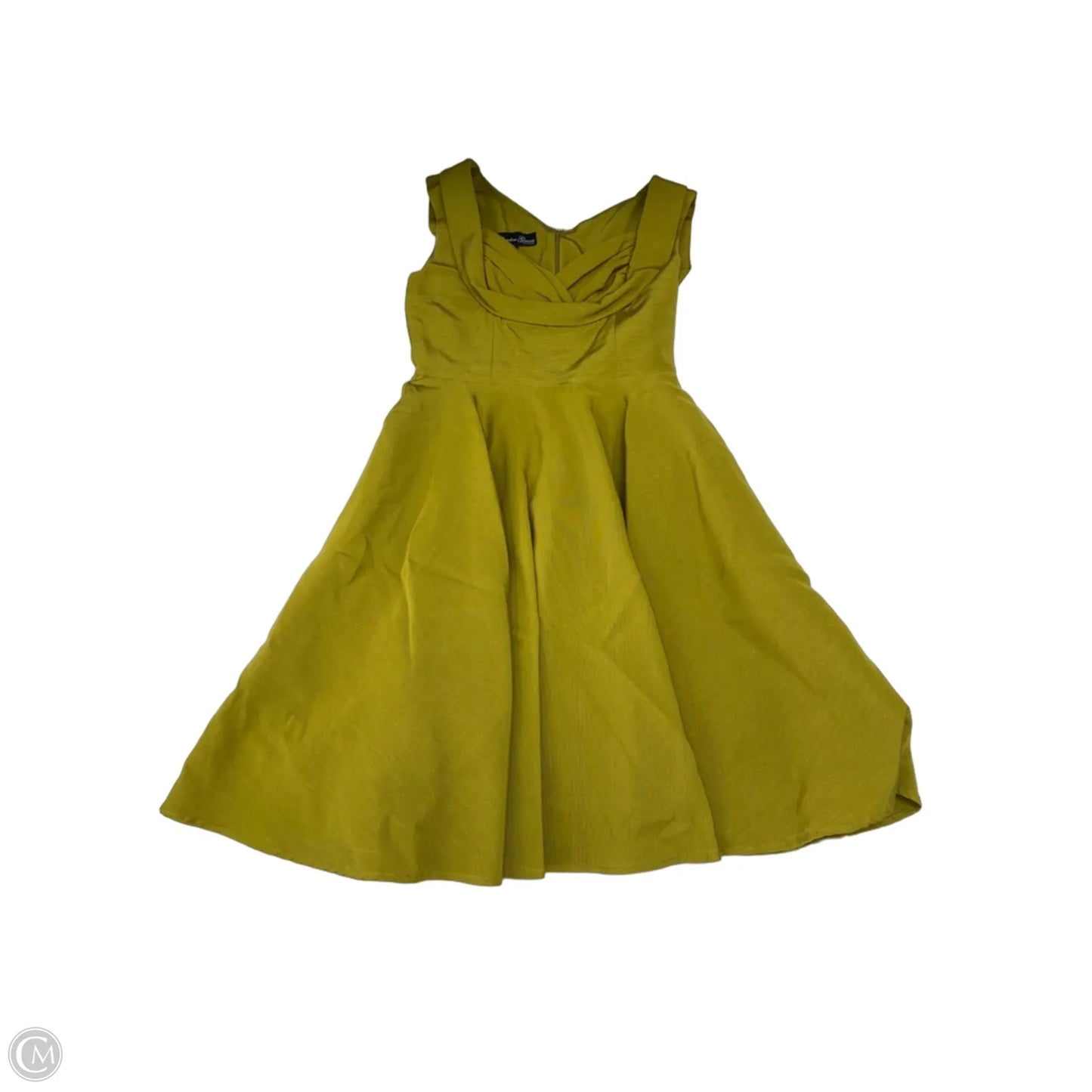 Dress Work By Clothes Mentor In Chartreuse, Size: L