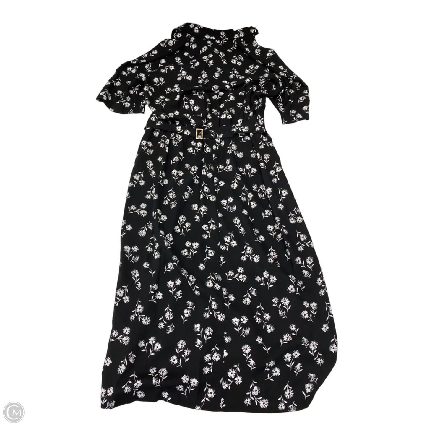 Dress Designer By Kate Spade In Black & White, Size: L