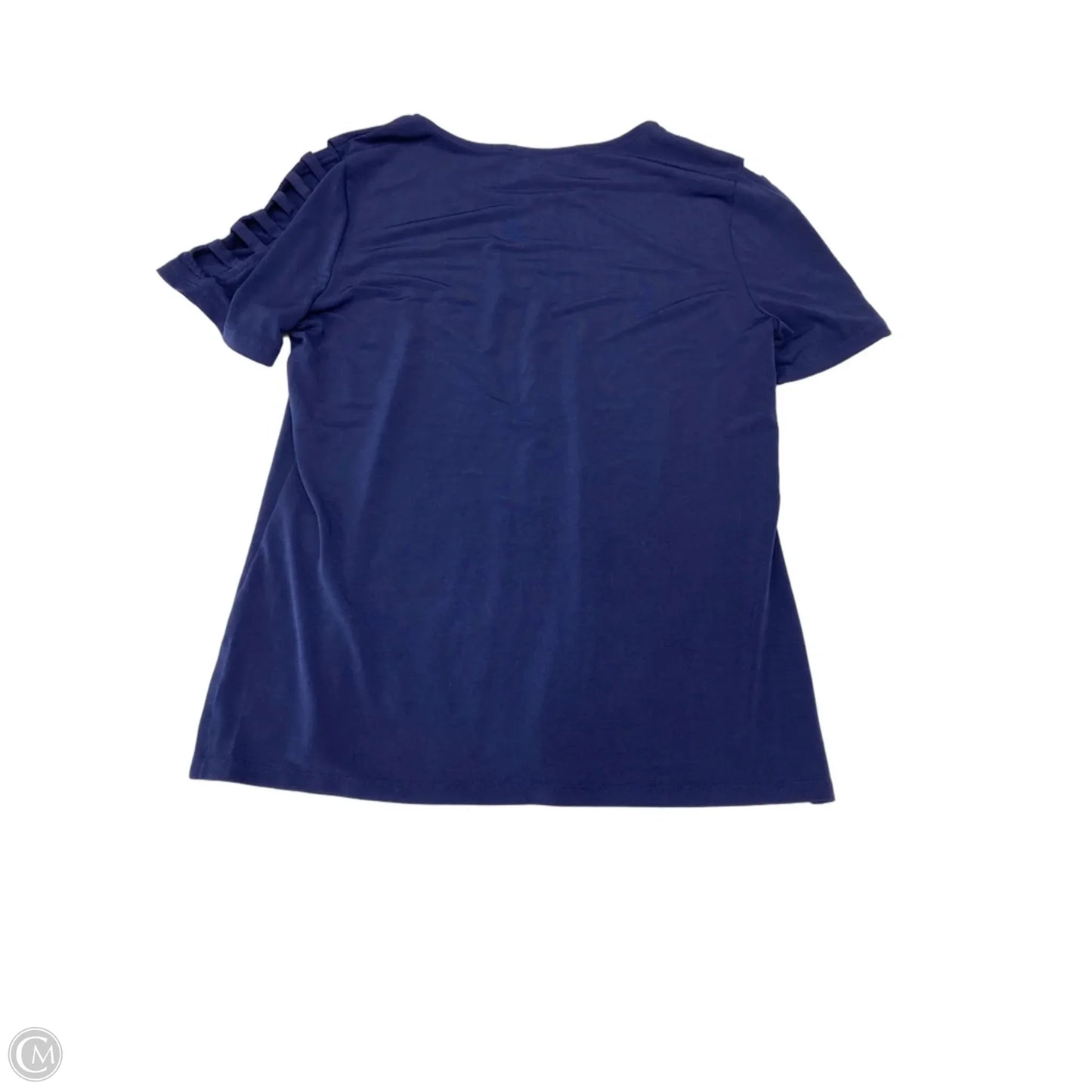Blouse Designer By Michael By Michael Kors In Blue, Size: S
