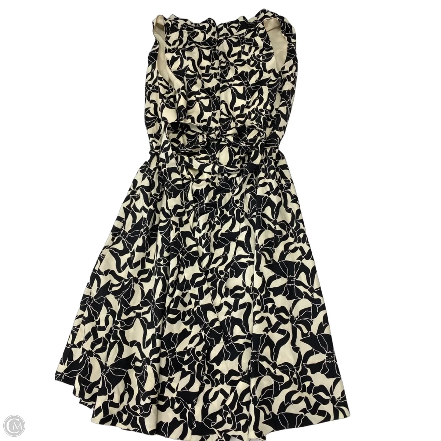 Dress Work By Eva Mendes In Black & Cream, Size: M