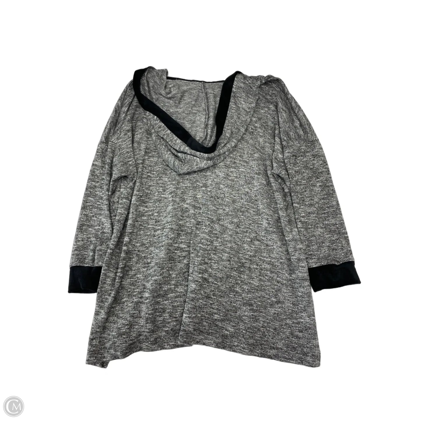 Sweatshirt Hoodie By Simply Vera In Grey, Size: Xl