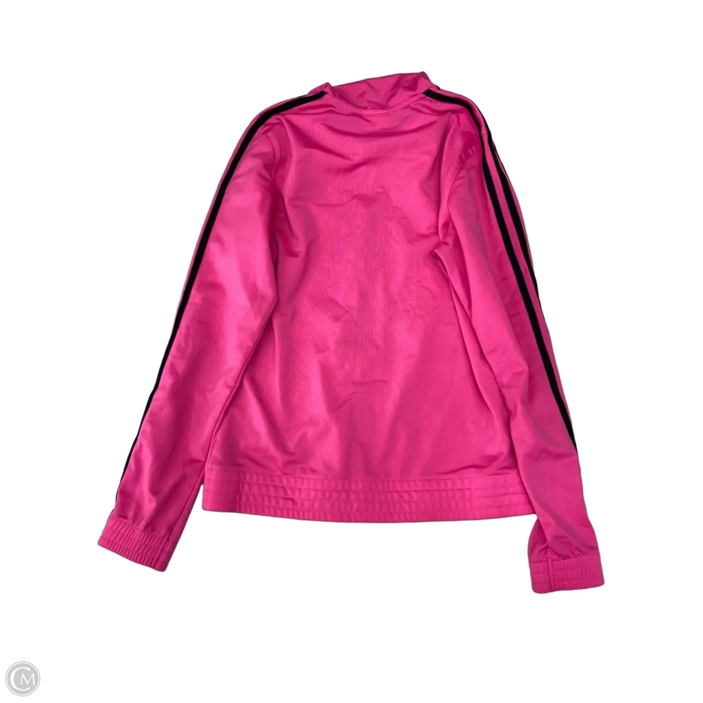 Athletic Jacket By Adidas In Pink, Size: S