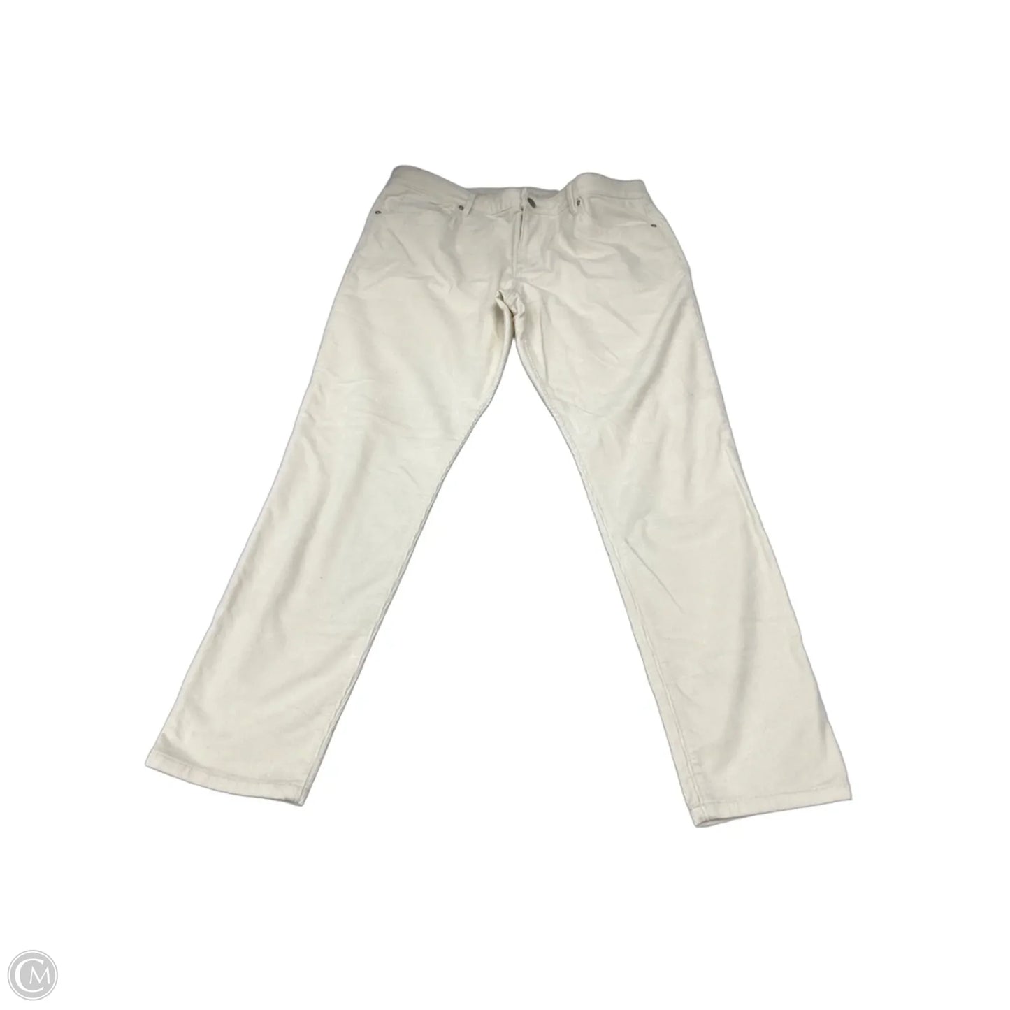 Pants Corduroy By Loft In Cream, Size: 12