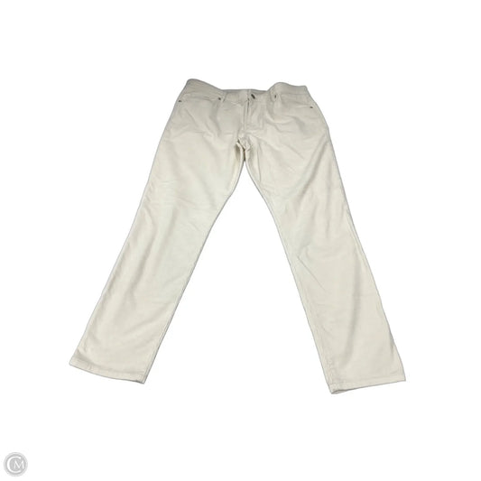 Pants Corduroy By Loft In Cream, Size: 12
