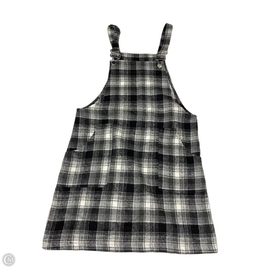 Shortalls By Pink Lily In Plaid Pattern, Size: S