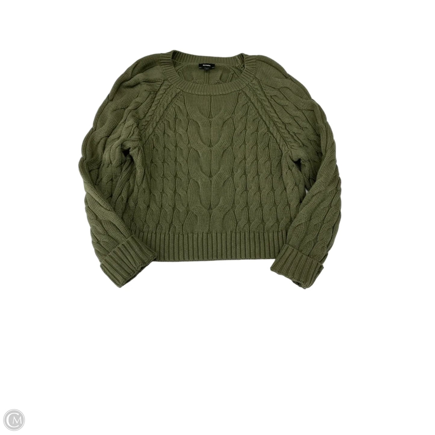 Sweater By Express In Green, Size: S