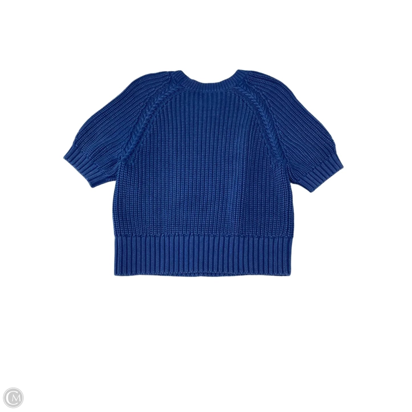 Sweater Short Sleeve By Express In Blue, Size: S