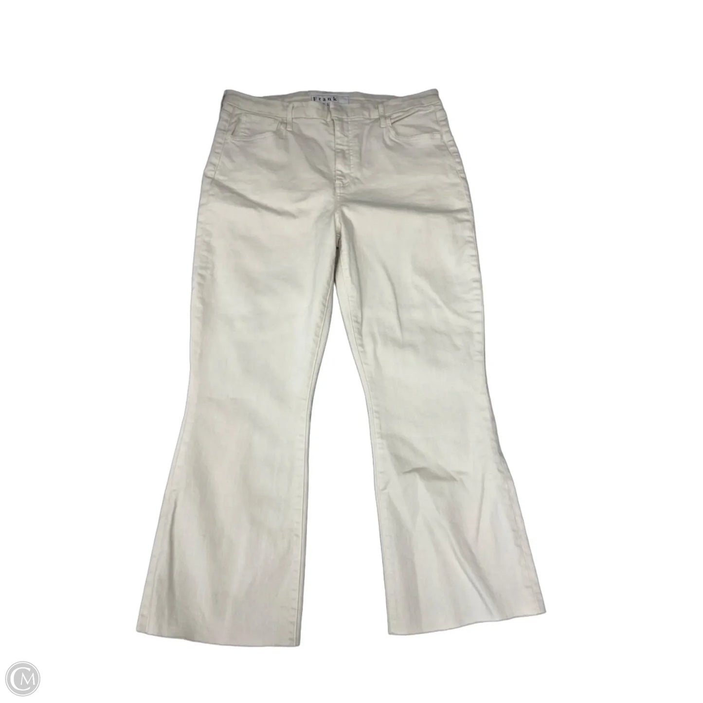 Jeans Wide Leg By Frank And Eileen In Cream, Size: 14
