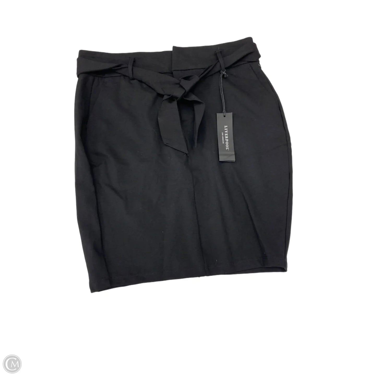 Skirt Mini & Short By Liverpool In Black, Size: 14