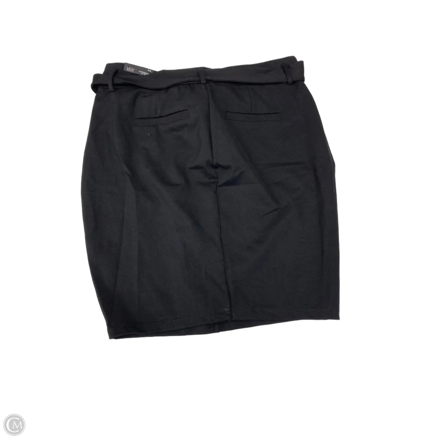 Skirt Mini & Short By Liverpool In Black, Size: 14