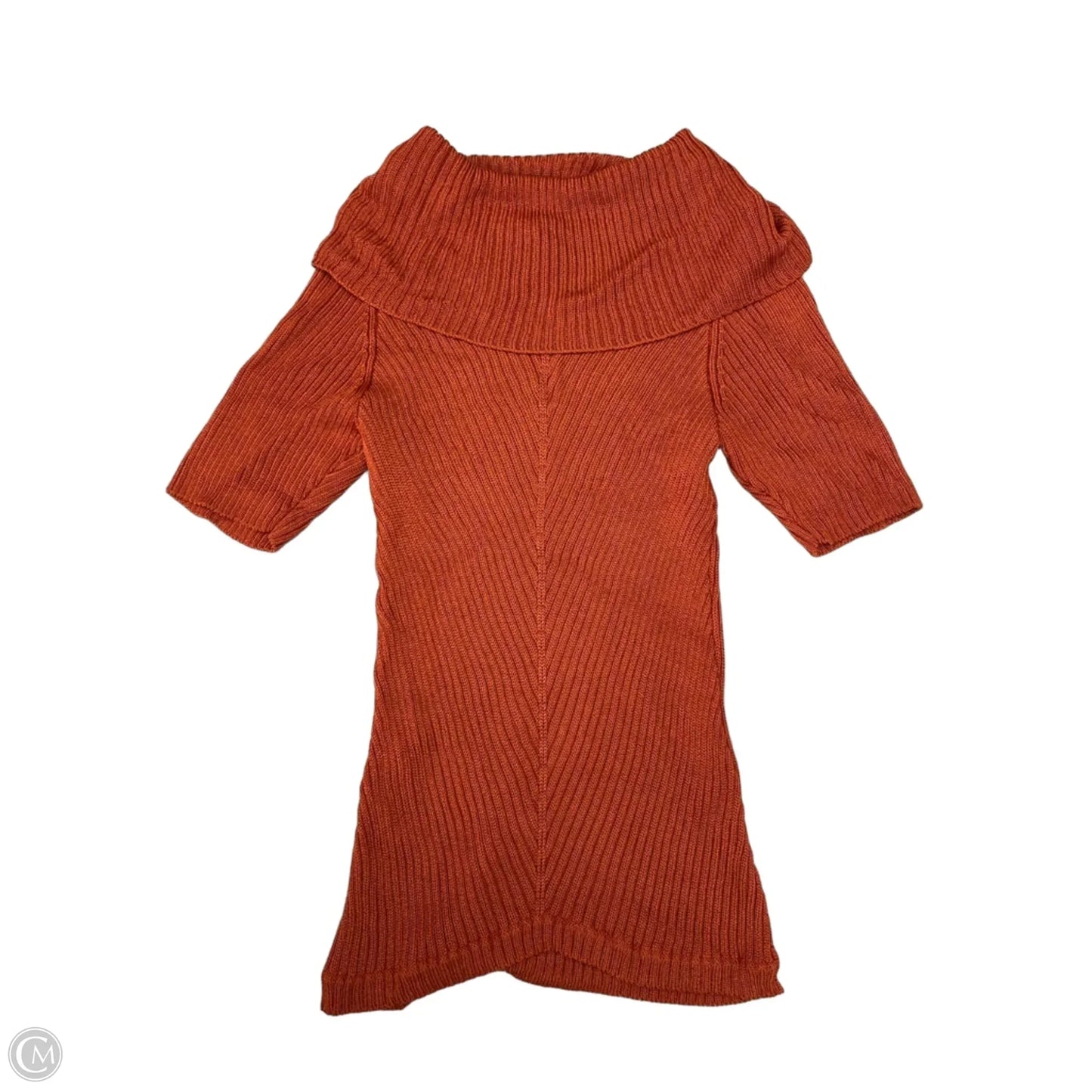 Top Short Sleeve By Jones New York In Orange, Size: M